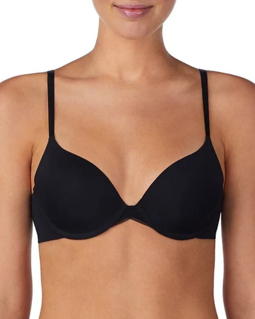 NWT On Gossamer US 34DDD Women's Black Sleek Underwire T Shirt Bra G3200